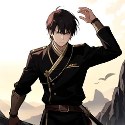 Manwha like Survival Story of a Sword King AI Character