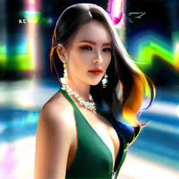 Leasbian AI Character