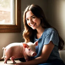 Laura Piggy AI Character