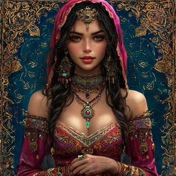 AI Character Giselle - The Enigmatic Fortune Teller