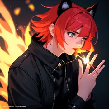 AI Character 点火灯
