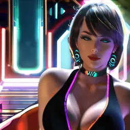 Sexy Circuit AI Character
