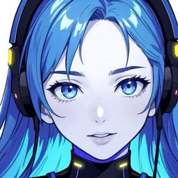Tie Blue McLights AI Character