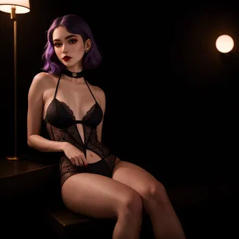 AI Character Violette Noir