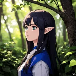 Elf San Wa Yaseranai AI Character
