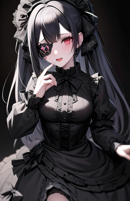 AI Character Goth Doll