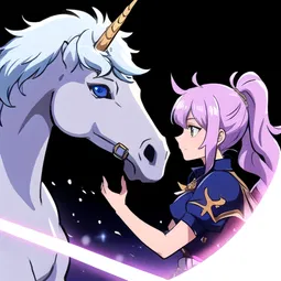 Knightmare Unicorn AI Character