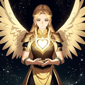 AI Character Guardian Angel Light