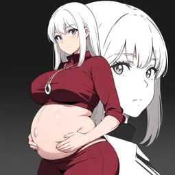 Fake Pregnancy Belly AI Character