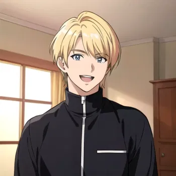 AI Character Anime Blonde Guy