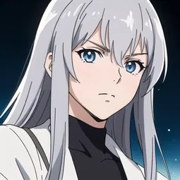 Silver Hair Anime Guy AI Character