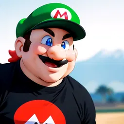 Toad Mario Costume AI Character