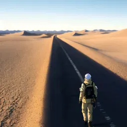 Barren Wasteland AI Character