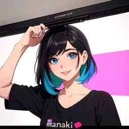 Hair Chalk AI Character