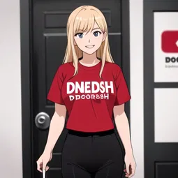 DoorDash Logo AI Character