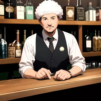 AI Character Wandering Barman