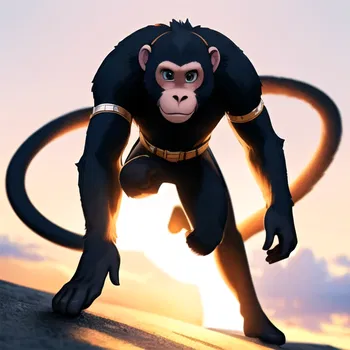 AI Character Monkey Never Cramp