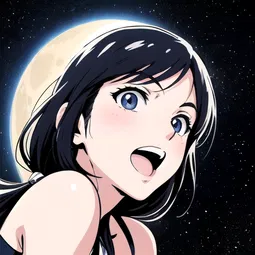 Fly Me to the Moon Manga AI Character