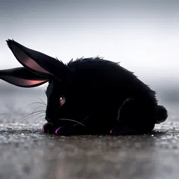 The Eternal Black Rabbit AI Character