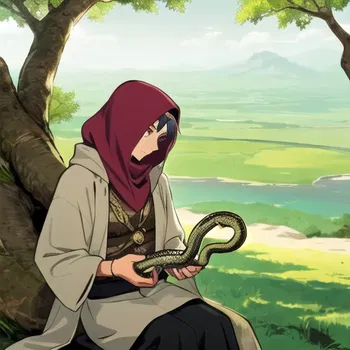 AI Character Chinese Anime Snake Hair