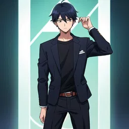 High School Boy Manhwa AI Character