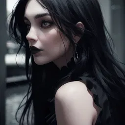 Goth and Bully AI Character