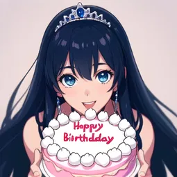 Birthday Tiara AI Character