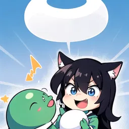 Milky Cartoon AI Character