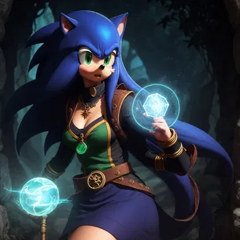 AI Character Zeena the Hedgehog