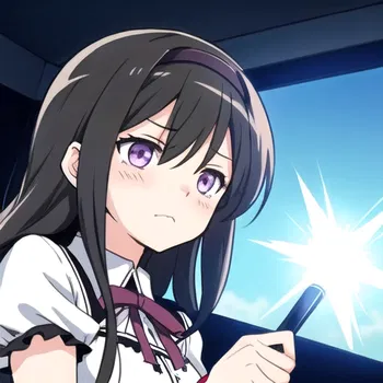 AI Character Homura Akemi Puella Magi Madoka Magica