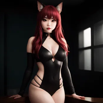 AI Character Crimson Neko