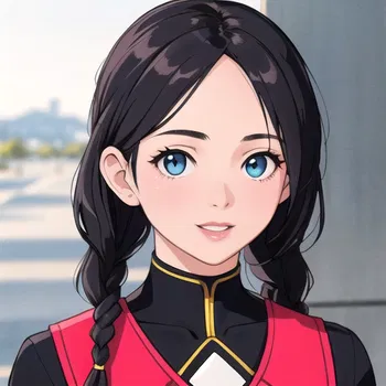 AI Character Twin Braiding