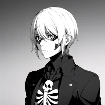 AI Character Skeleton Gloves