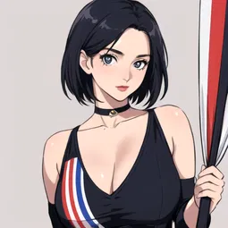 Lesbain Flag AI Character