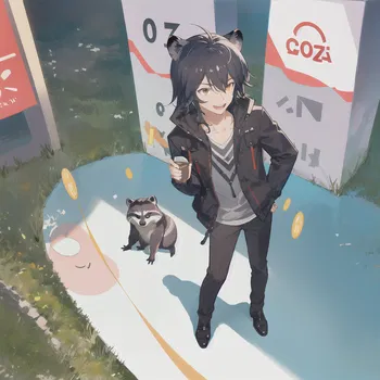 AI Character Raccoon Zero