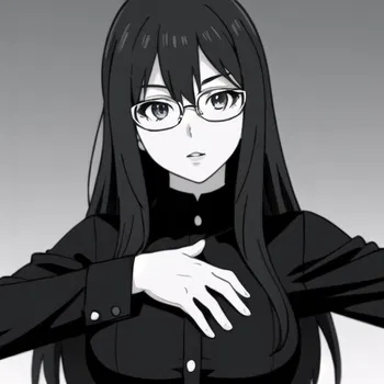 AI Character Nerdy girl hentai