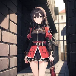 Dungeon with Girl AI Character