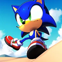 Sonic the Hedgehog Shoes AI Character