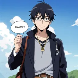 Anime Guy with Glasses AI Character