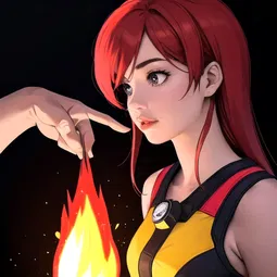 Flame dash AI Character