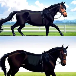 Friesian Horses for Sale AI Character