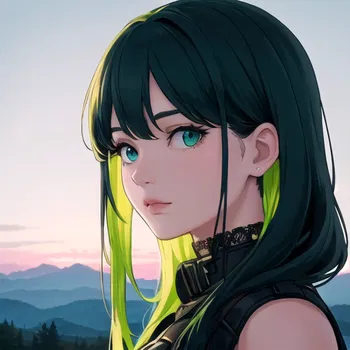 AI Character Green Drop