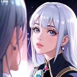 Luna Elegant AI Character