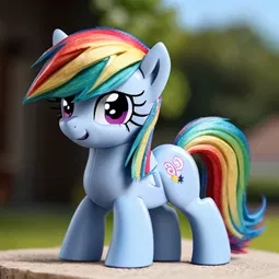 Fat Rainbow Dash AI Character