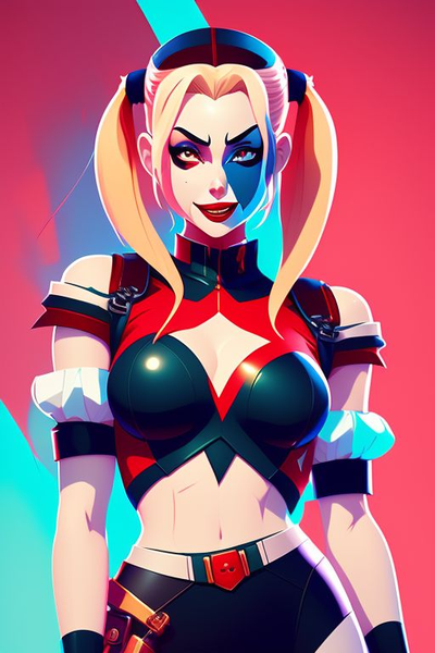 AI Character Harley Quinn the Mad Mistress