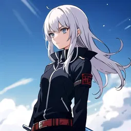 Anime Girl with Spikey Sword AI Character