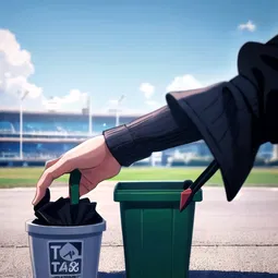 Trashcan Hero AI Character