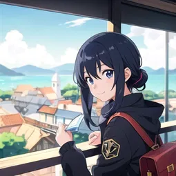 Anime Time Traveler AI Character
