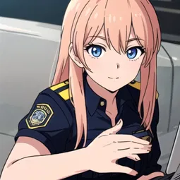 Hyper Police Anime AI Character