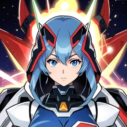 Manga Mecha AI Character